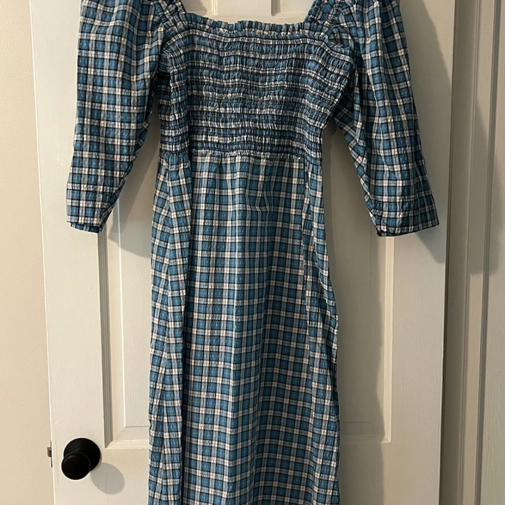 Ganni, Cotton-blend Seersucker Midi Dress, 12 - Picture 4 of 7